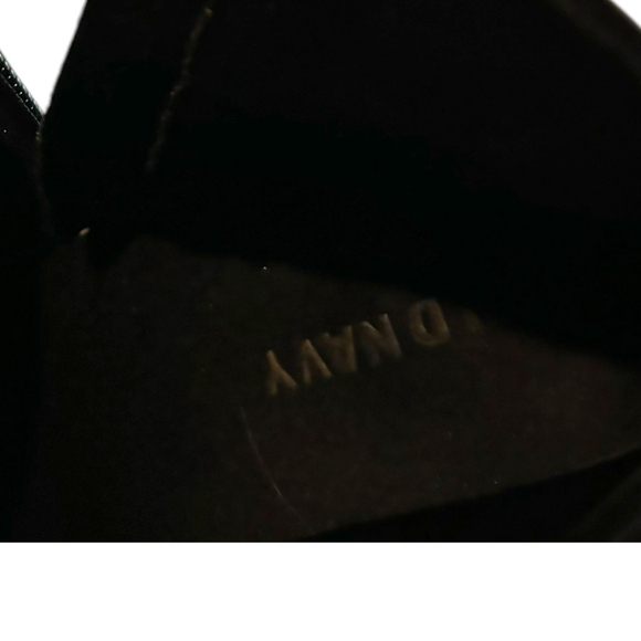 Old Navy black faux suede ankle boots size 10 - Picture 6 of 10